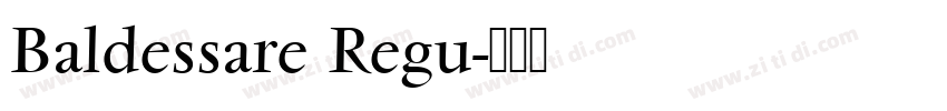 Baldessare Regu字体转换